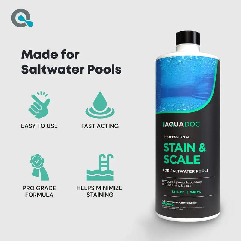 Stain and Scale Remover for Saltwater Pools by AquaDoc