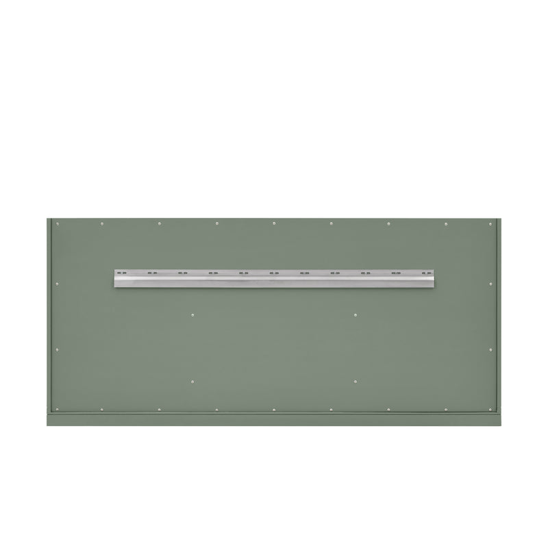 James Martin Chicago 60" Double Vanity Cabinet, Smokey Celadon, view 9