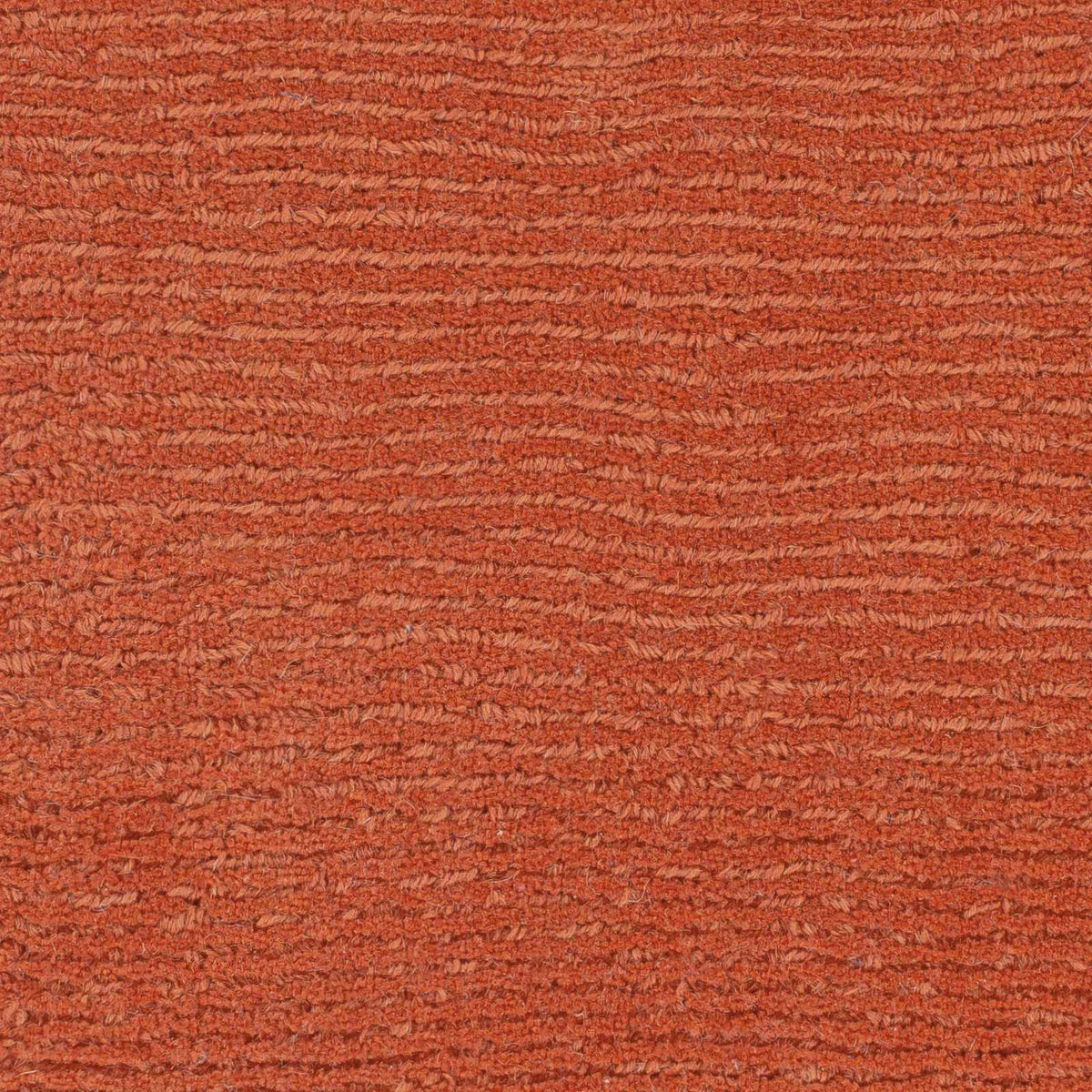 Brockton Solid Orange Wool Rug, sample swatch