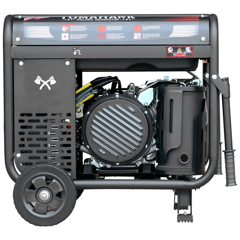 210 Amp Engine Driven Welder Generator 2000 Watt 15 HP Gas Powered by Tomahawk Power