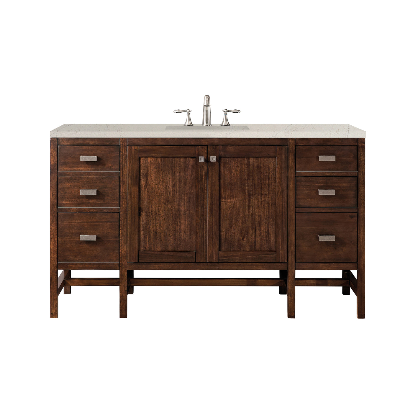 James Martin Addison 60" Single Bathroom Vanity, Mid-Century Acacia, view 37