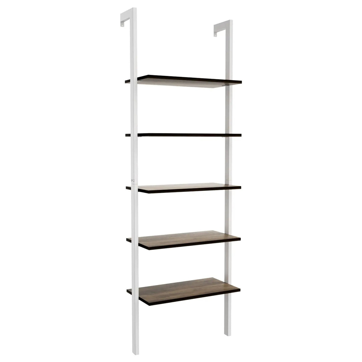 5-Tier Wood Look Ladder Shelf with Metal Frame for Home, photo 11 of 11