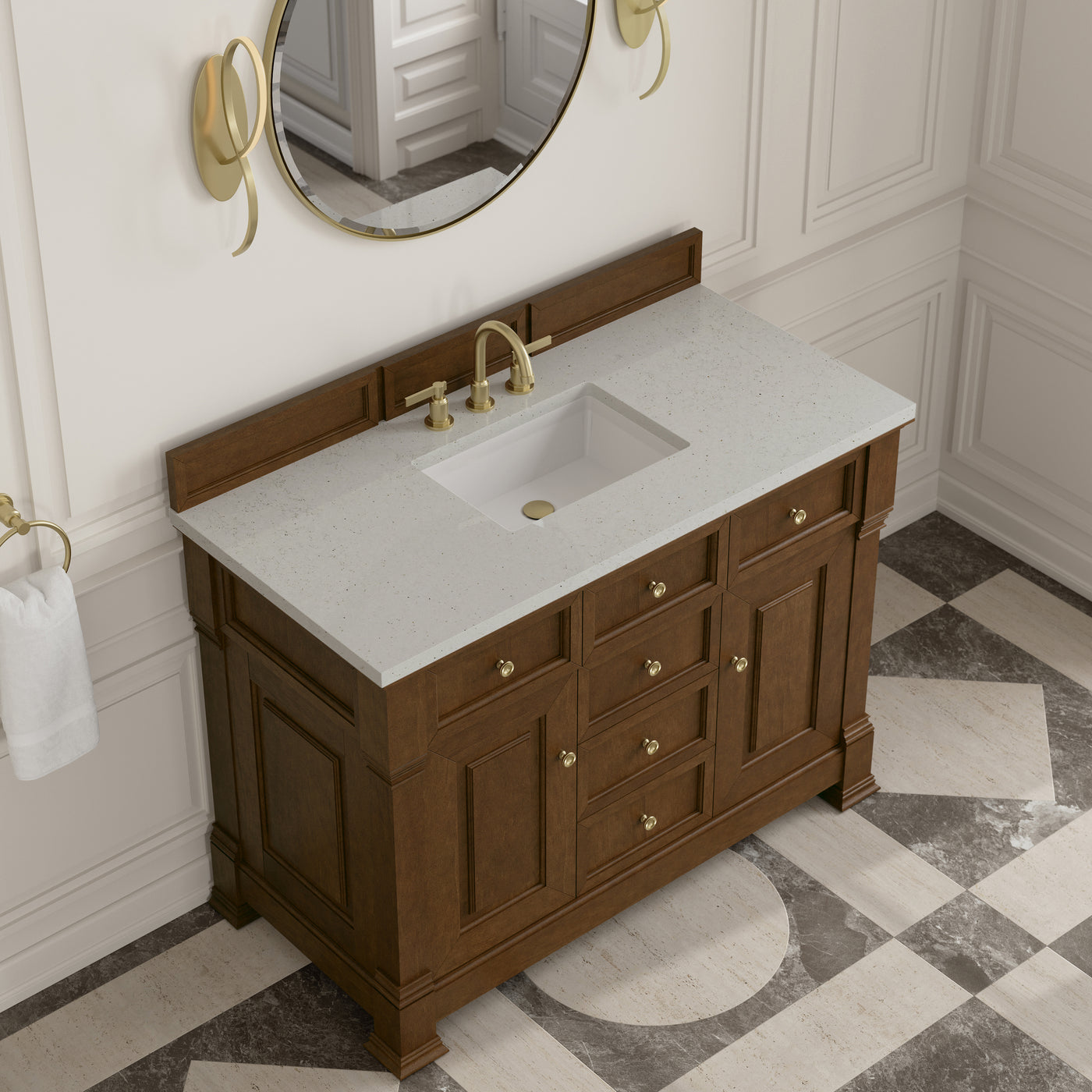 James Martin Brookfield 48" Single Bathroom Vanity, Honey Oak, view 21