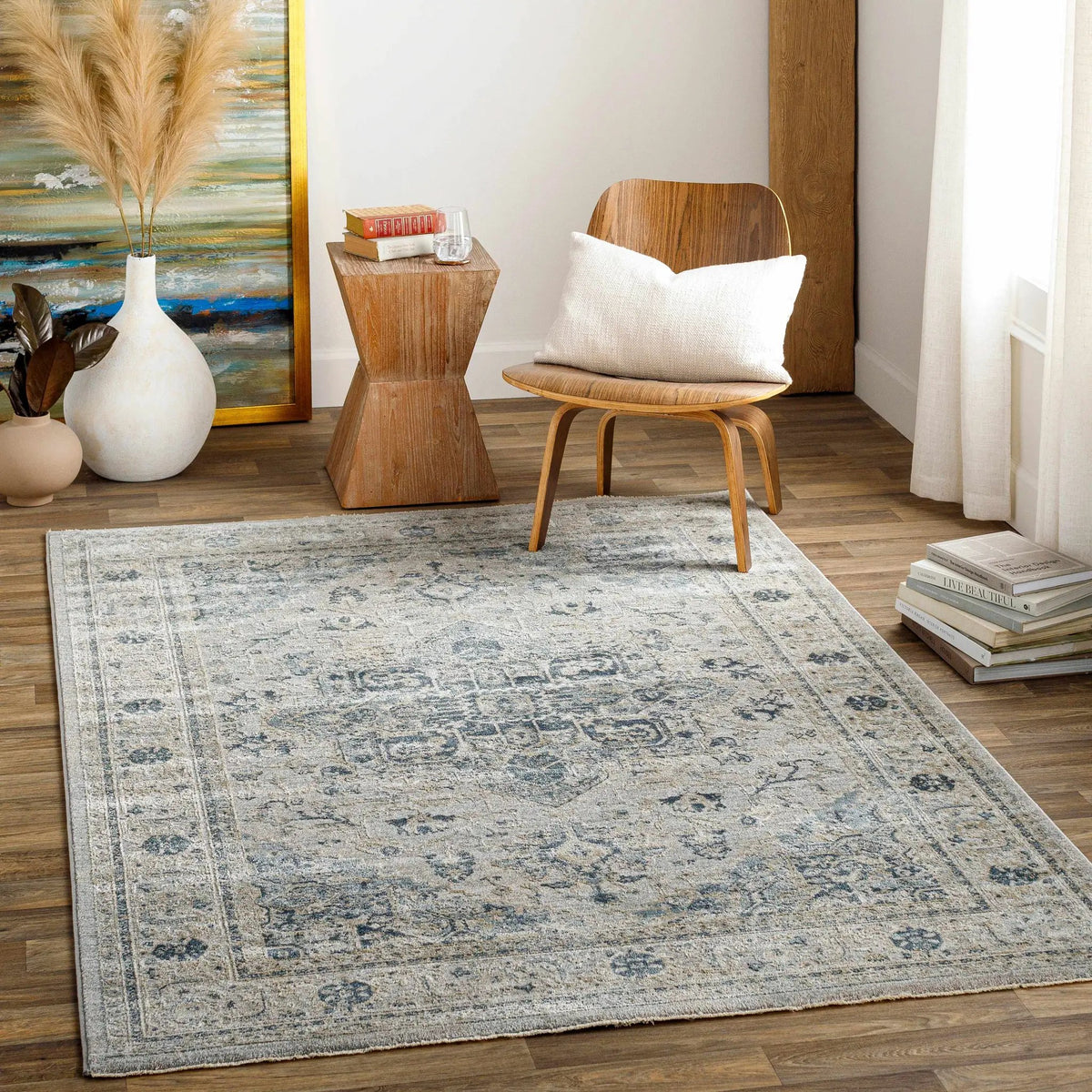 Whangamata Thick Luxe Boutique Rug, installed in a room 3