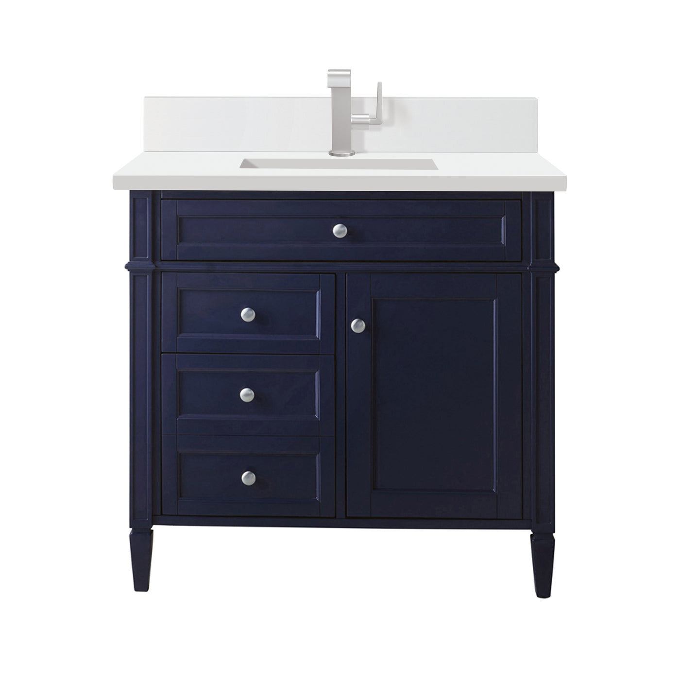James Martin Brittany 36" Single Bathroom Vanity, Victory Blue, view 22