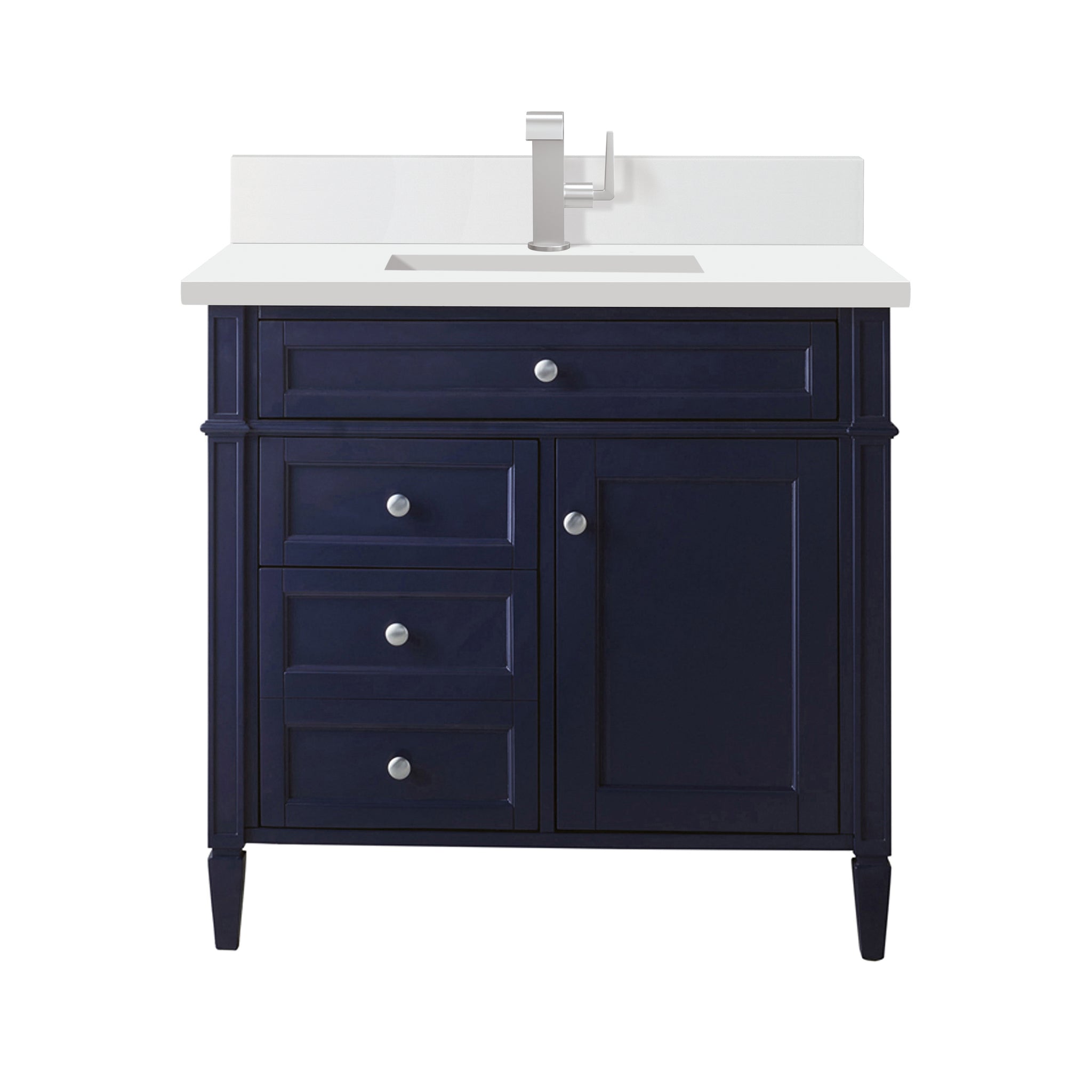 James Martin Brittany 36" Single Bathroom Vanity, Victory Blue, view 22