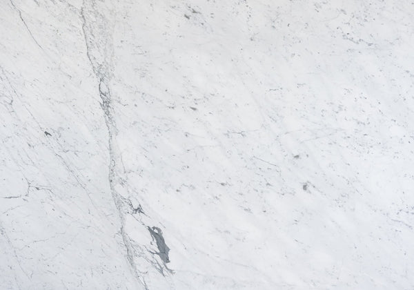 White Carrara C Polished Marble Slab Random