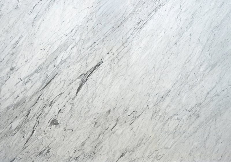 White Carrara Supreme Multi Finish Marble Slab Random