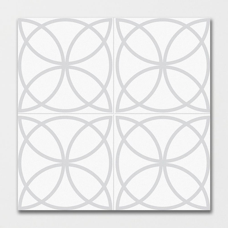 White Matte Colore Look Porcelain Tiles 8x8 Porcelain Matte 8x8 Tiles — 1
