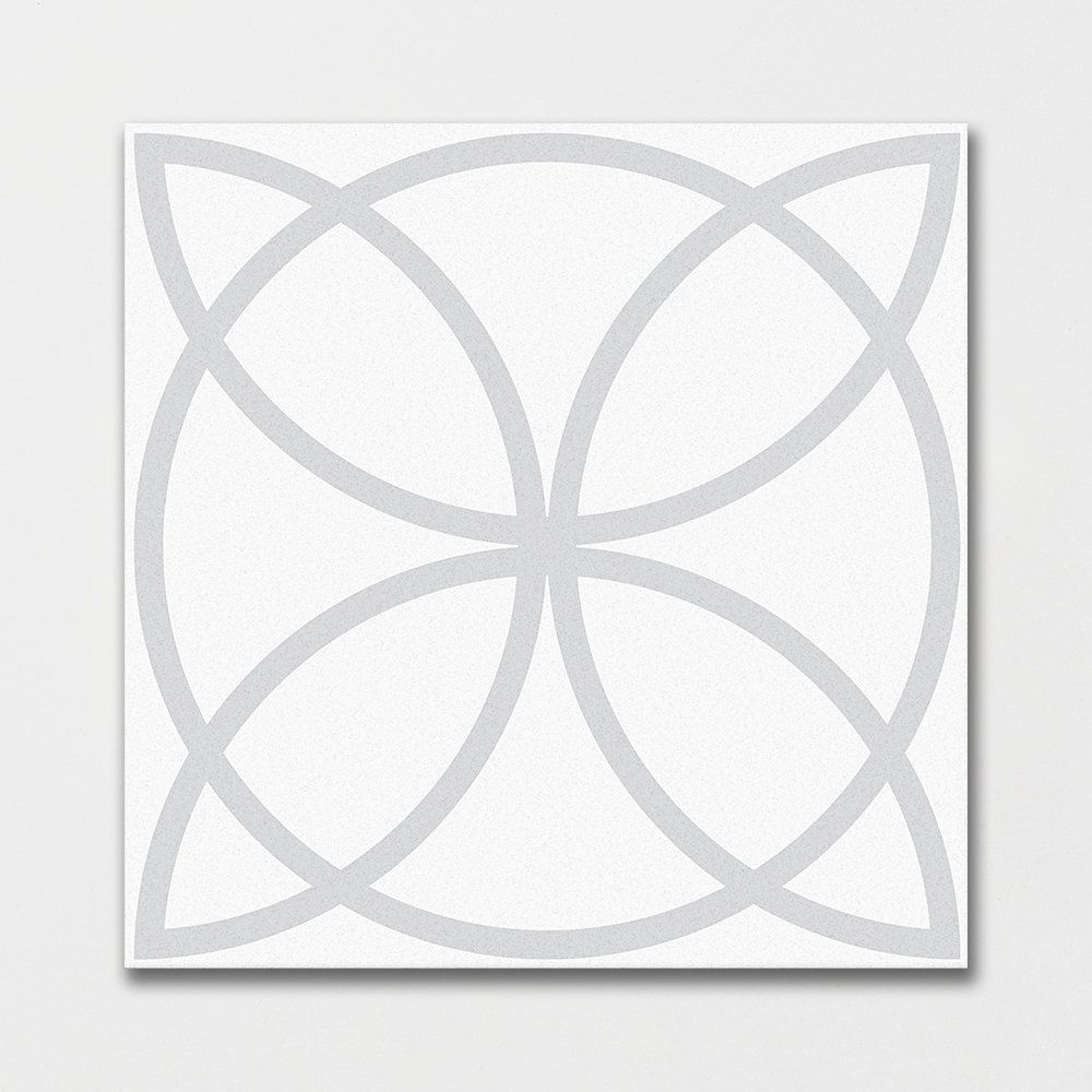 White Matte Colore Look Porcelain Tiles 8x8 Porcelain Matte 8x8 Tiles — 3