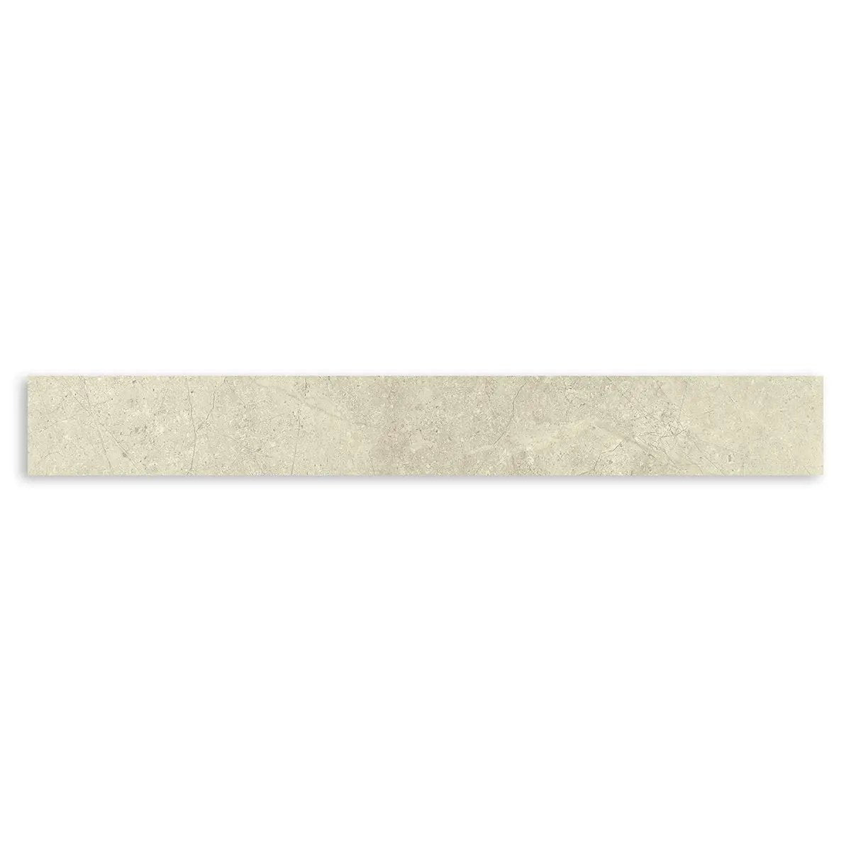 White Matte Bullnose Porcelain Moldings 3x24 by Stonetiledepot