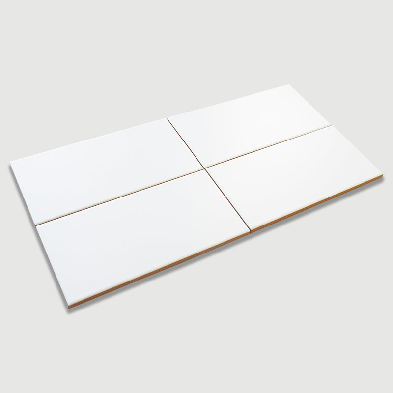 White Matte Ceramic Tiles 4x8 Ceramic Matte 4x8 Tiles — 1