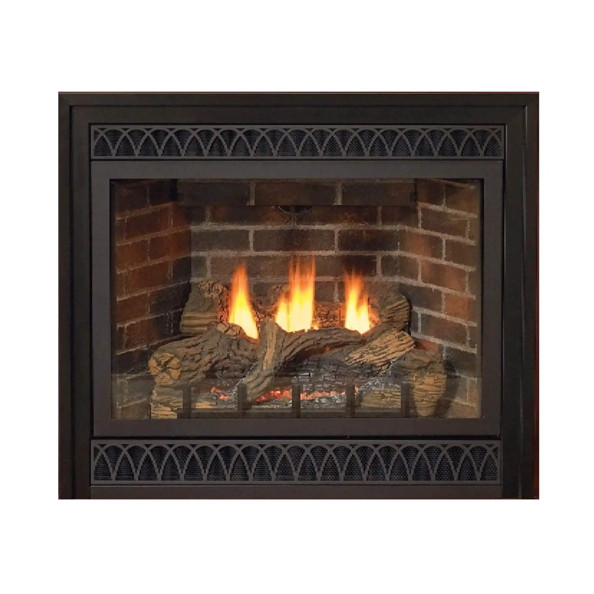 White Mountain Hearth (Empire) Tahoe 32-Inch Direct Vent Deluxe Fireplace With On/Off Switch [DVD32FP] (SAK35129) by SAKSBY WHOLESALE