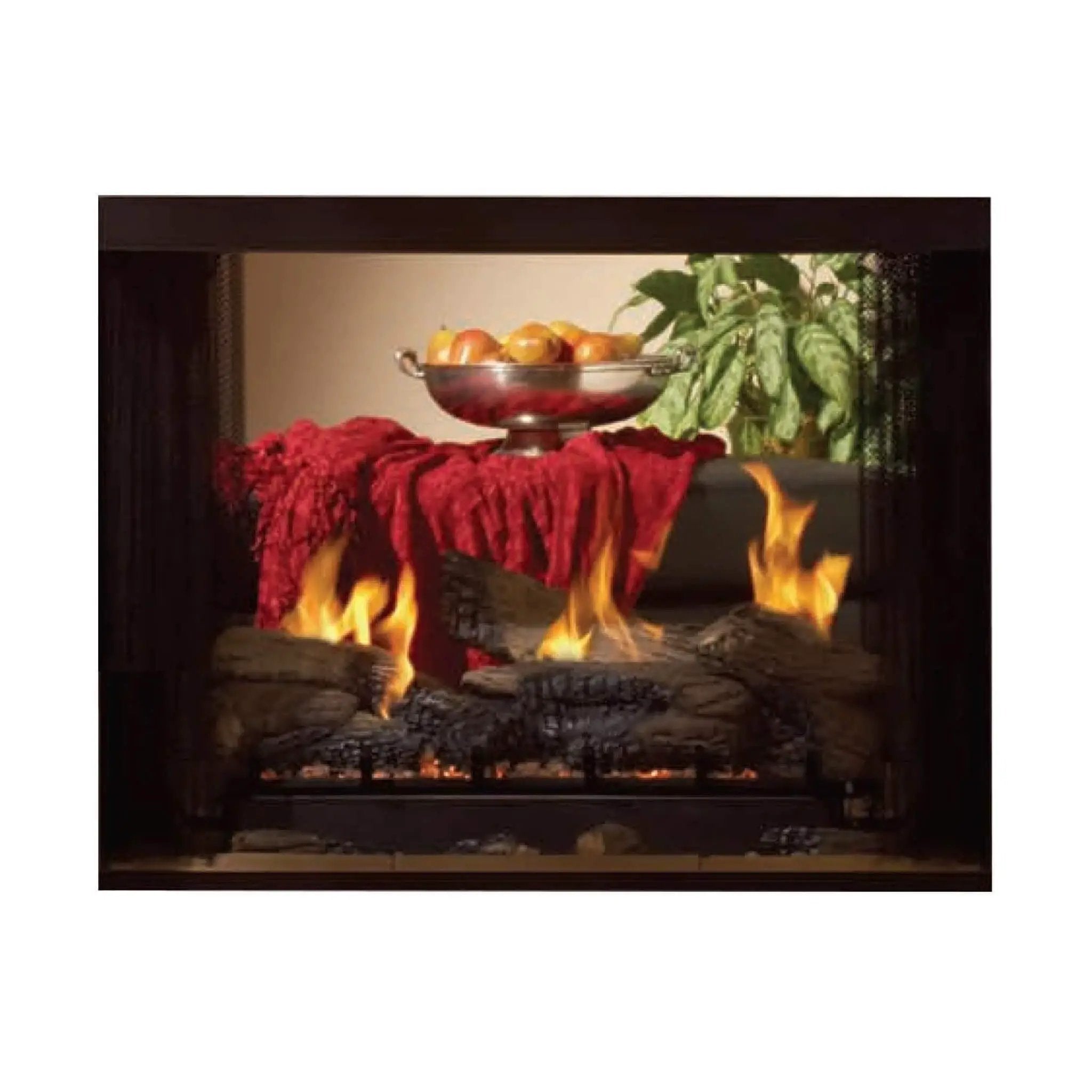 White Mountain Hearth (Empire) Tahoe 36-Inch Propane Gas Direct Vent Premium See Through Fireplace [DVP36SP32EP] (SAK86420) by SAKSBY WHOLESALE