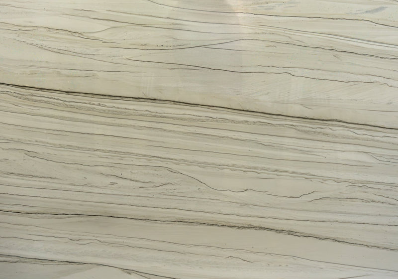 White Mustang Polished Quartzite Slab Random