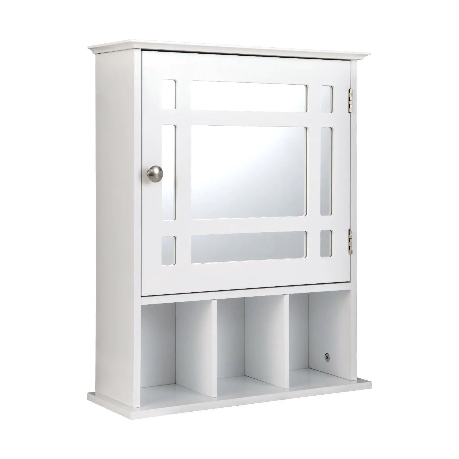 Wall Mounted and Mirrored Bathroom Cabinet by DirectDeals