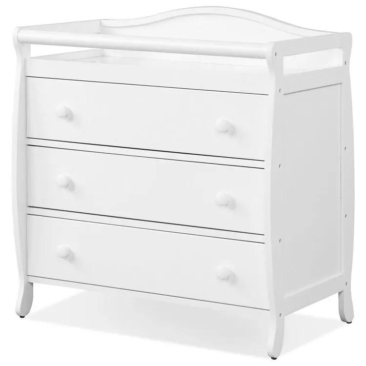 Baby Changing Table Infant Diaper with 3 Drawers and Safety Belt by DirectDeals