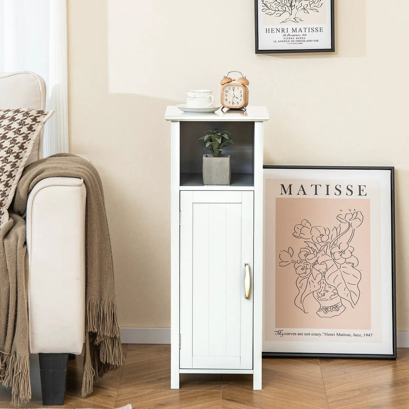 Bathroom Storage Organizer with 2-Tier Cabinet by DirectDeals