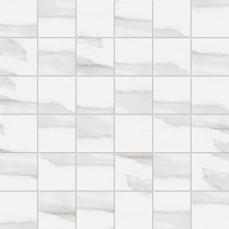 Tuscany White Bullnose Marble Look Porcelain Moldings 3x24 by landmarkceramics