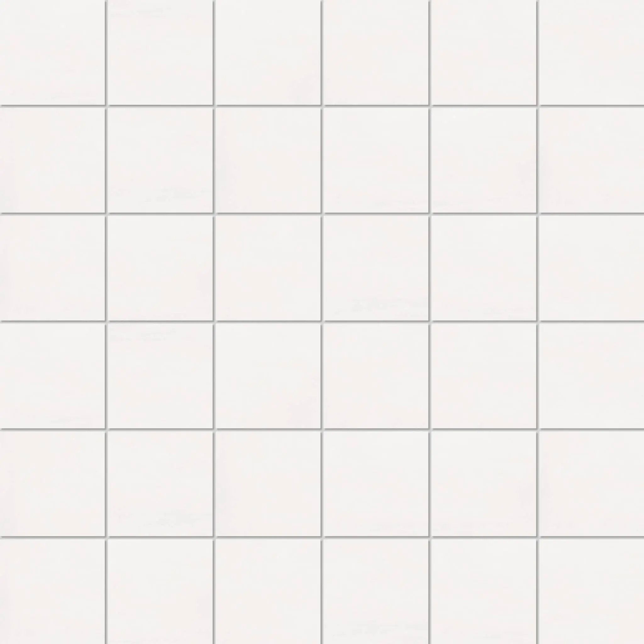 New York White Mosaic A Concrete Look Porcelain Mosaics 12x12 by landmarkceramics
