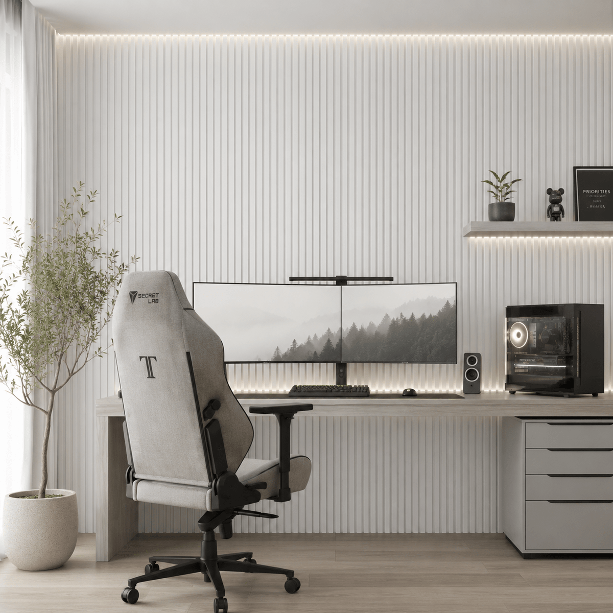 ARQ® Acoustic Colored Wooden Wall Slat Panel, photo 35 of 37