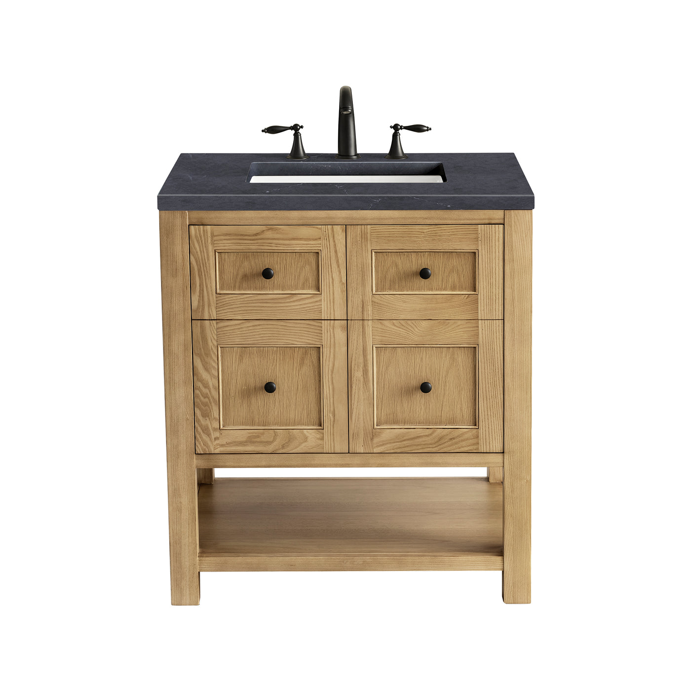 James Martin Breckenridge 30" Single Bathroom Vanity, Light Natural Oak, view 38