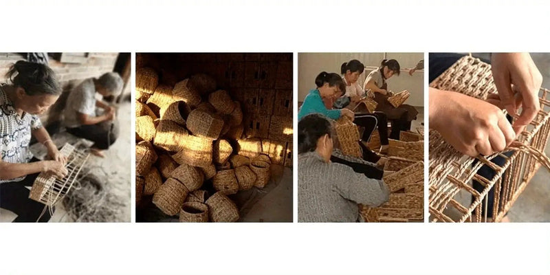 Wicker Baskets - Storage Natural 2 Pack by House Of Avana