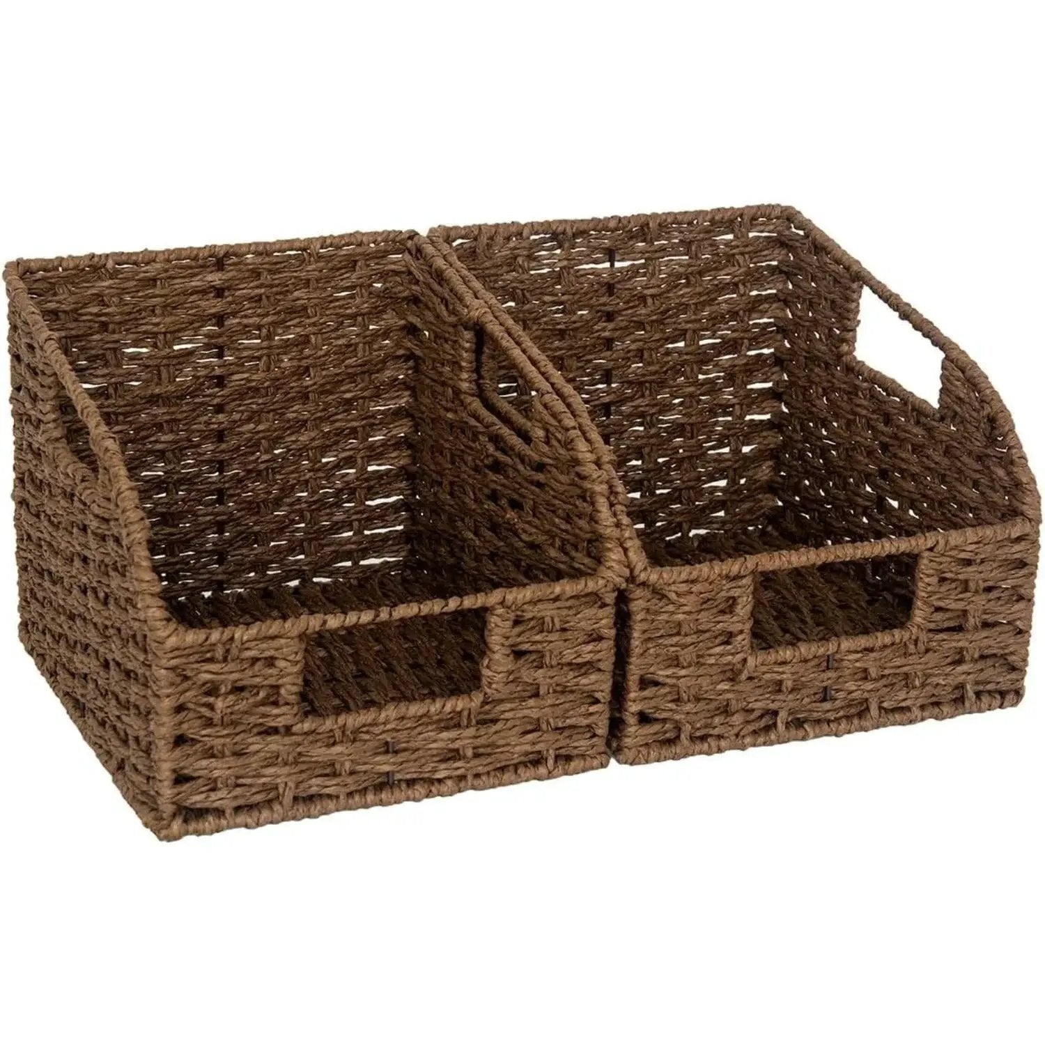 Wicker Baskets - Storage Natural 2 Pack by House Of Avana