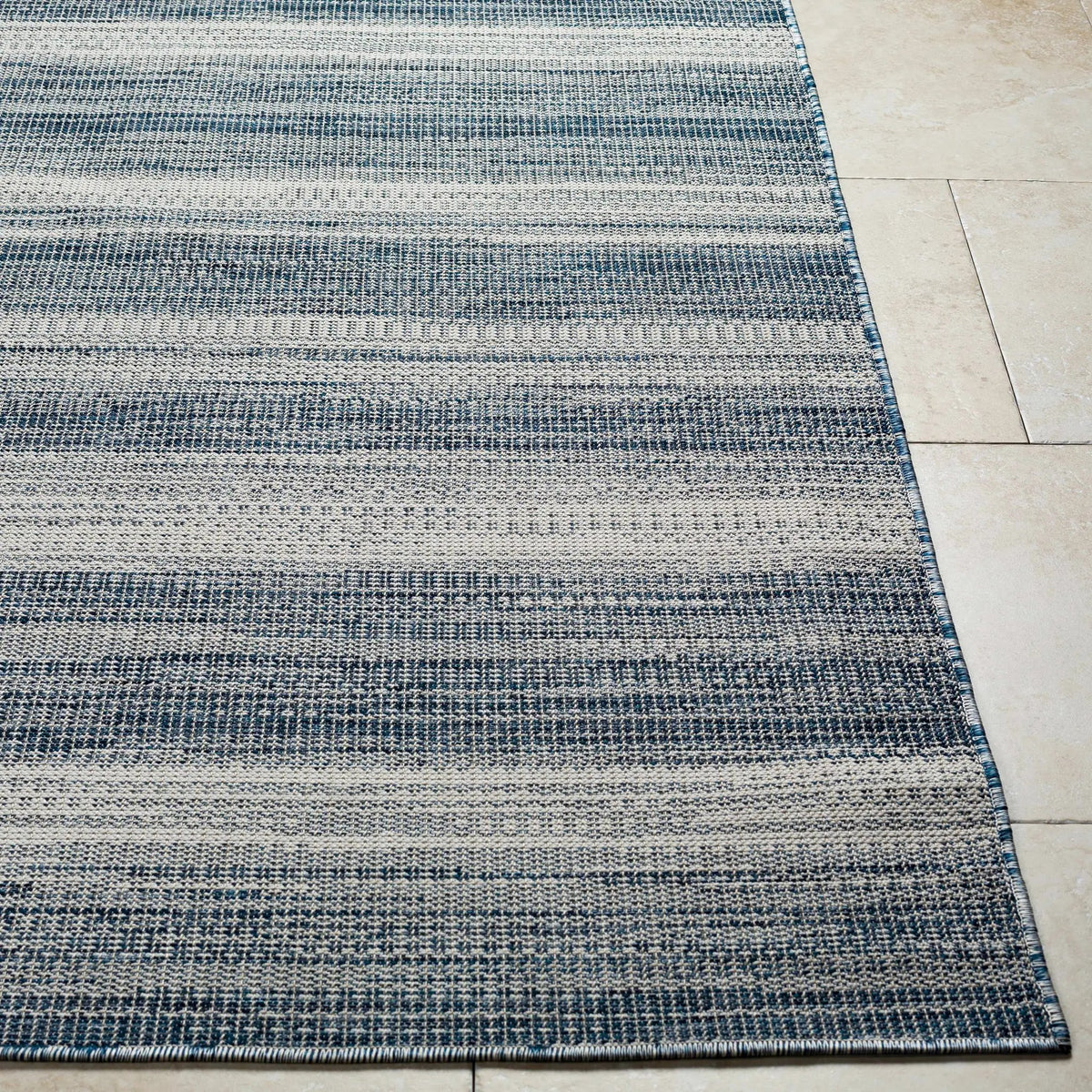 Kris Navy Outdoor Area Rug - Clearance, photo 6 of 9