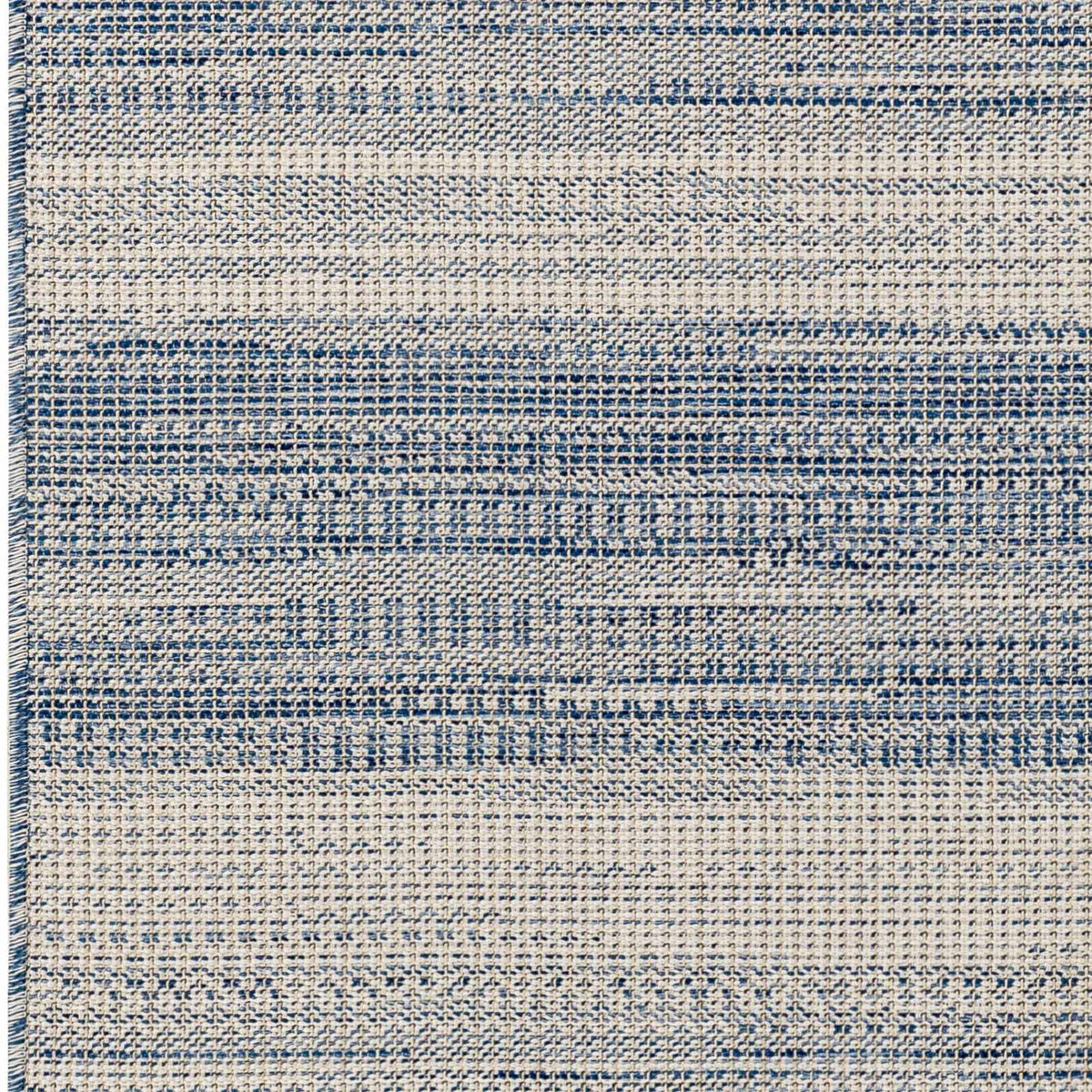 Kris Navy Outdoor Area Rug - Clearance, sample swatch