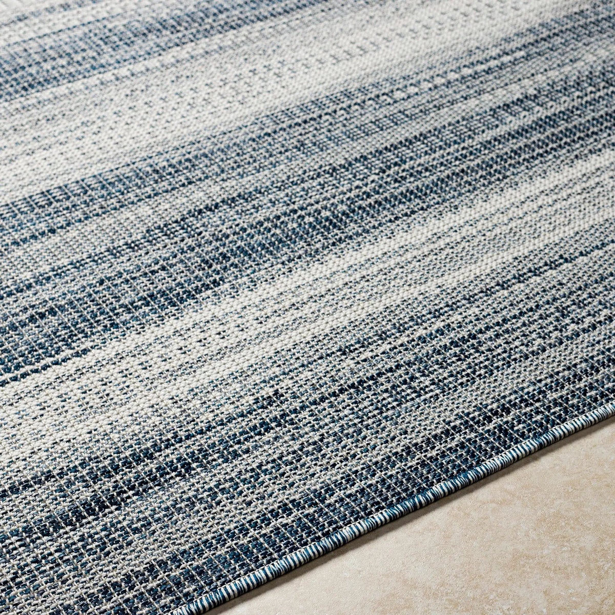 Kris Navy Outdoor Area Rug - Clearance, photo 9 of 9