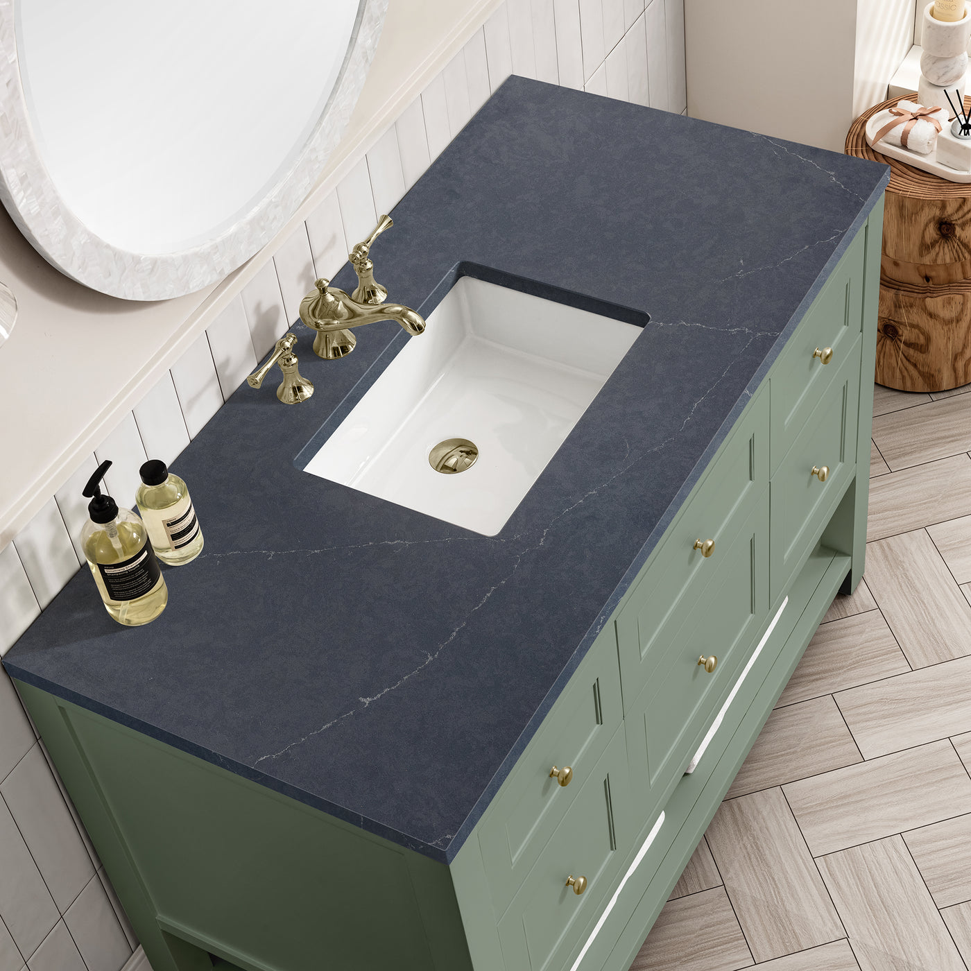 James Martin Breckenridge 48" Single Bathroom Vanity, Smokey Celadon, view 32