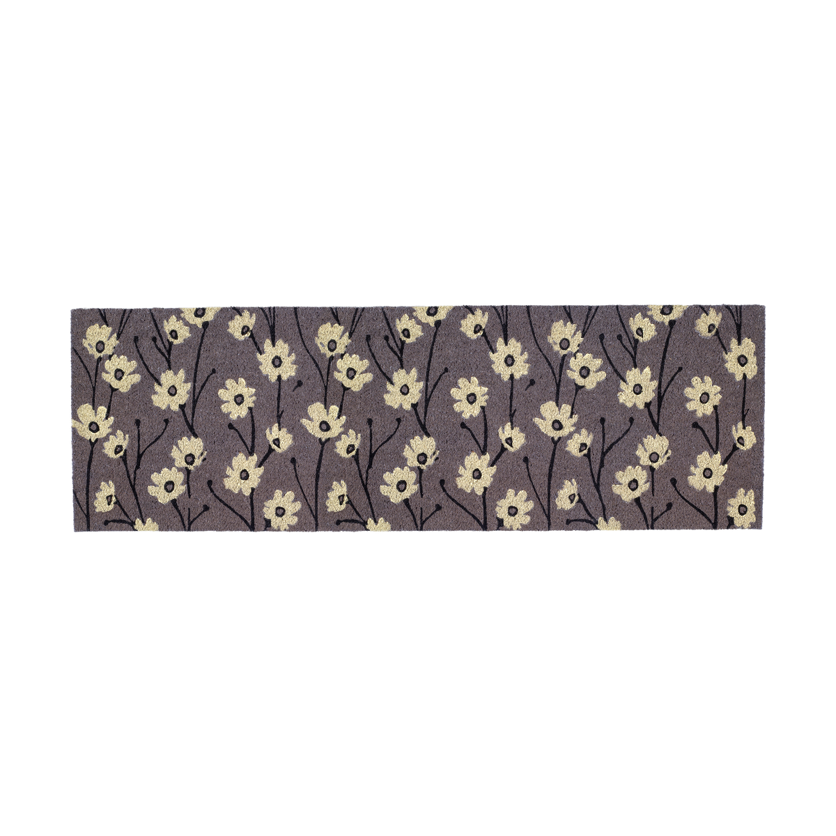 Wild Flowers - Gray Coir Doormat, photo 15 of 22