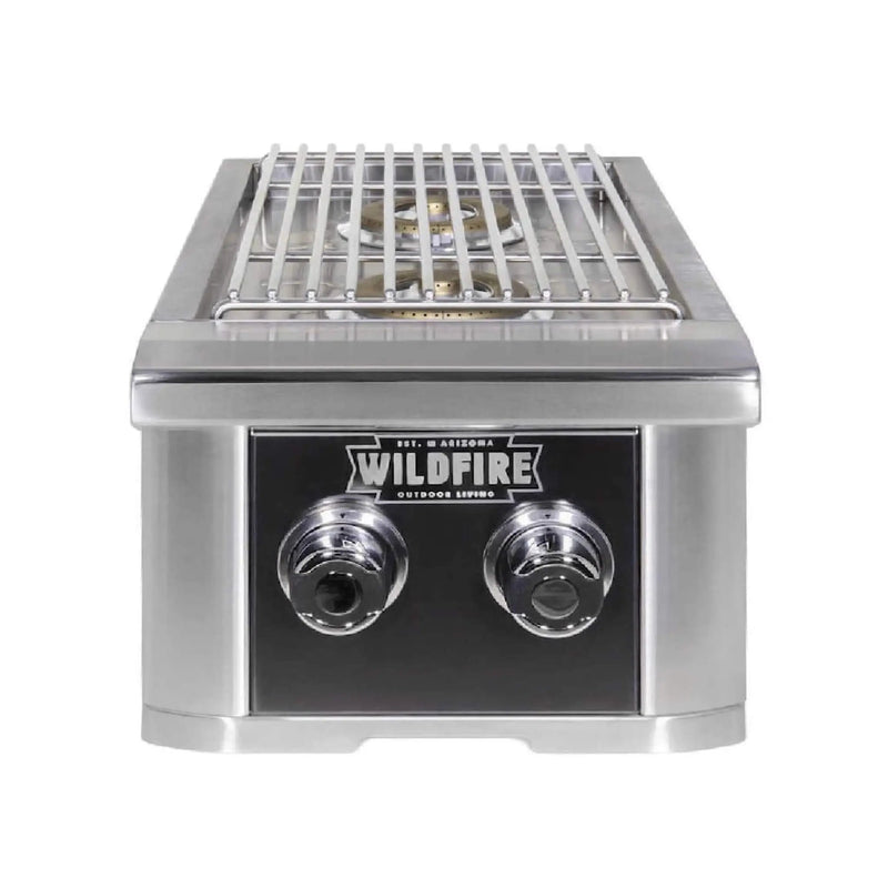 Wildfire Outdoor Living Ranch Pro 14-Inch Stainless Steel Double Side Burner [WFDBLSBRN-BSS/SS] (SAK64352) by SAKSBY WHOLESALE