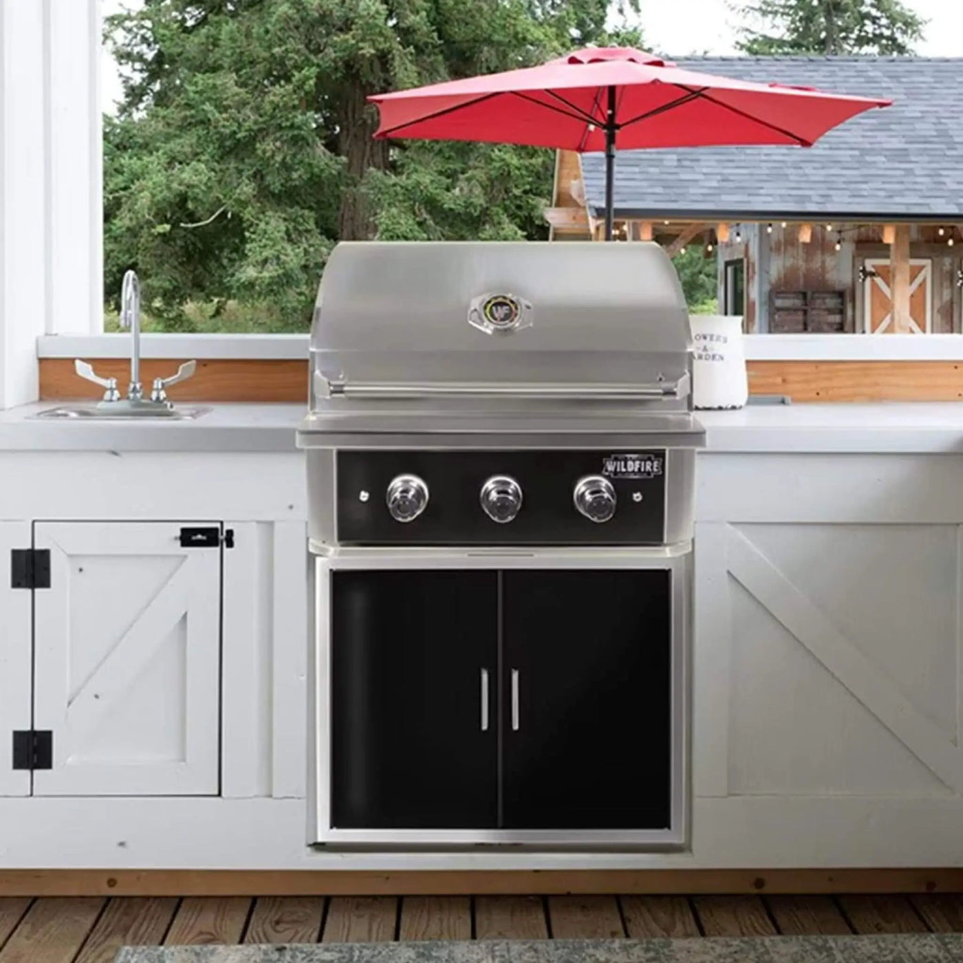 Wildfire Outdoor Living Ranch Pro 30-Inch 304 Stainless Steel Grill [WFPRO30G-BSS/SS] (SAK25374) by SAKSBY WHOLESALE