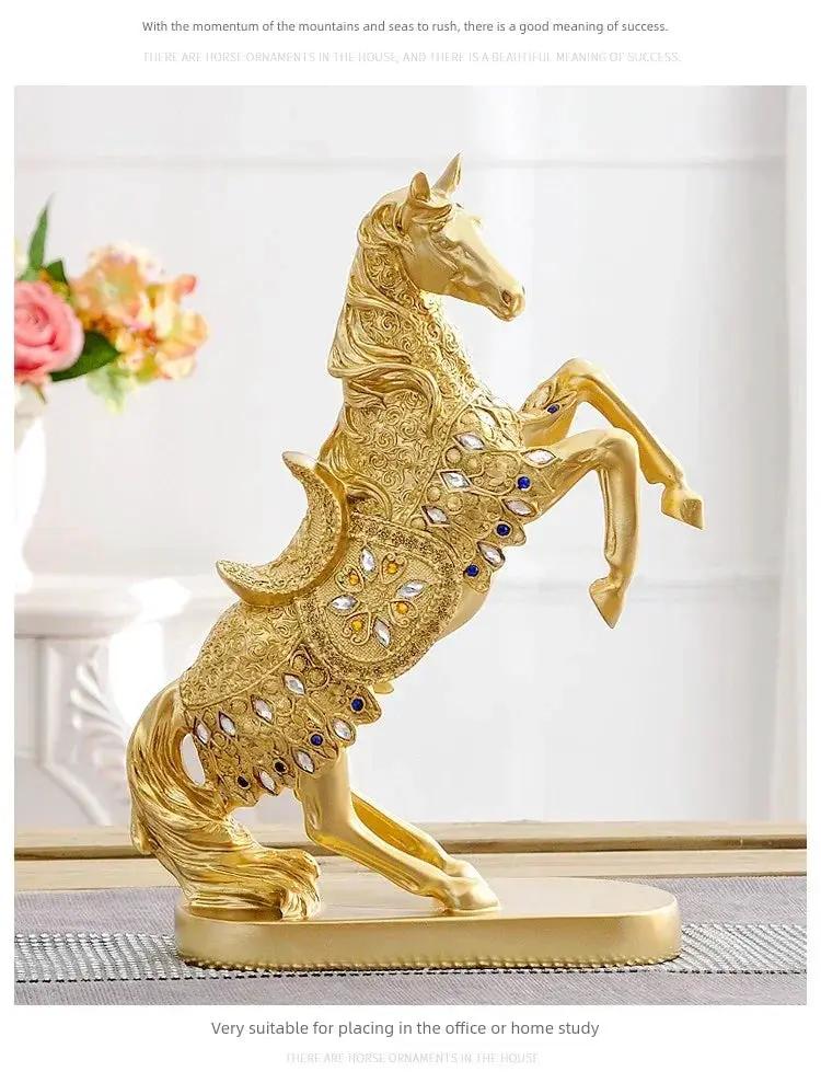 Decorative Horse Wine Bottle Holder Sculpture in Antique Silver by House Of Avana
