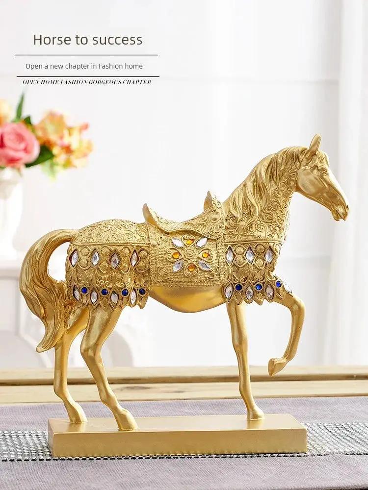 Decorative Horse Wine Bottle Holder Sculpture in Antique Silver by House Of Avana