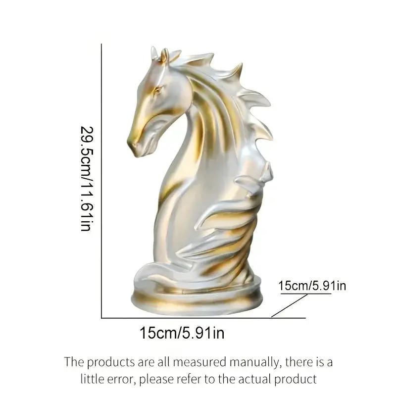 Wine Rack - Modern Horse Head Wooden by House Of Avana