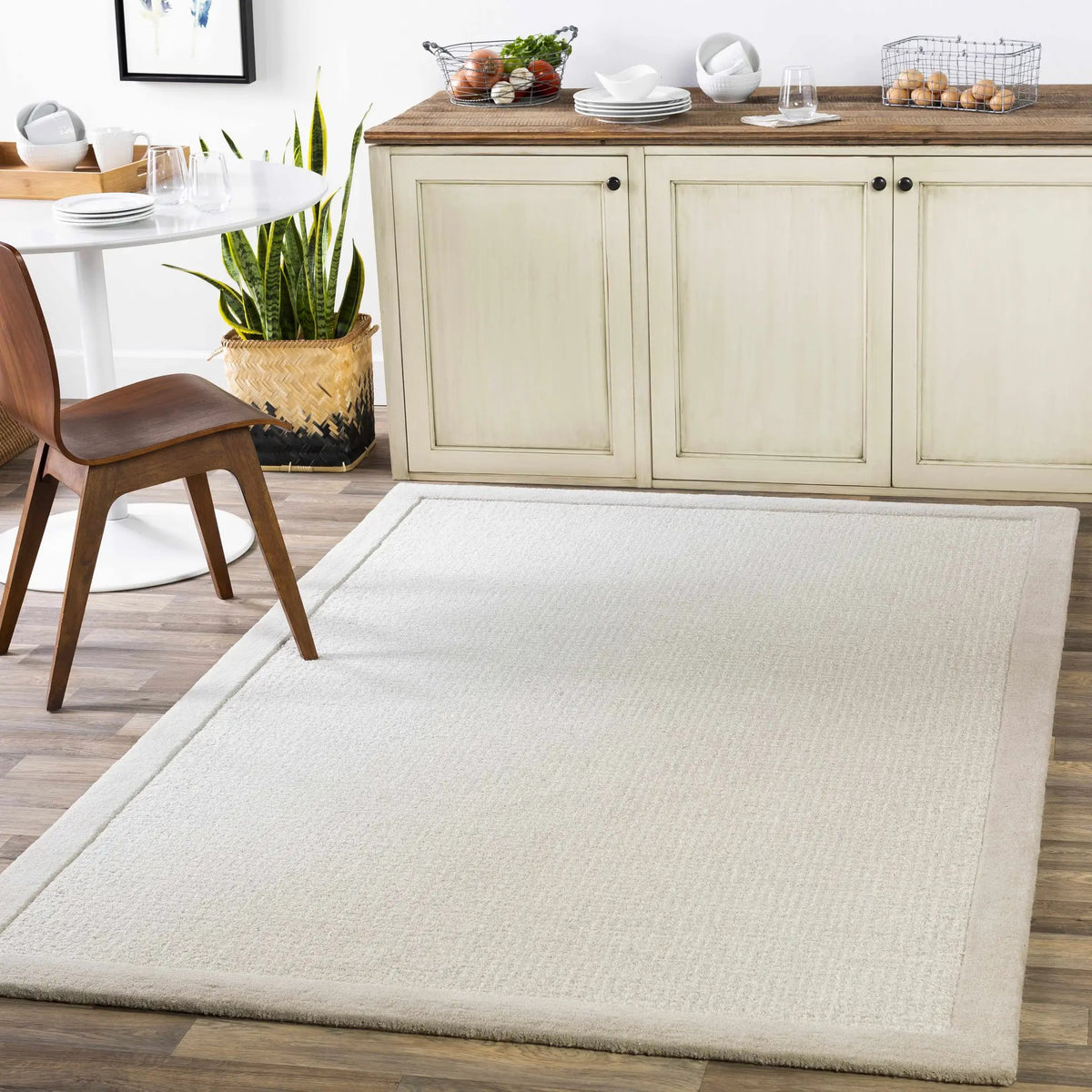 Winooski Area Rug, installed in a room