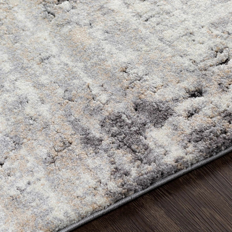 Witchford Abstract Charcoal Thick Rug by Boutique Rugs