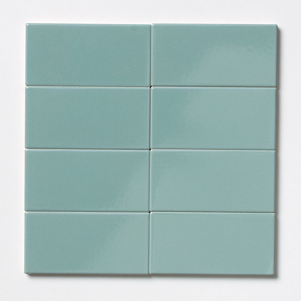 Sage Glossy Subway Ceramic Tiles 3x6 Ceramic Glossy 6x6 Tiles — 2