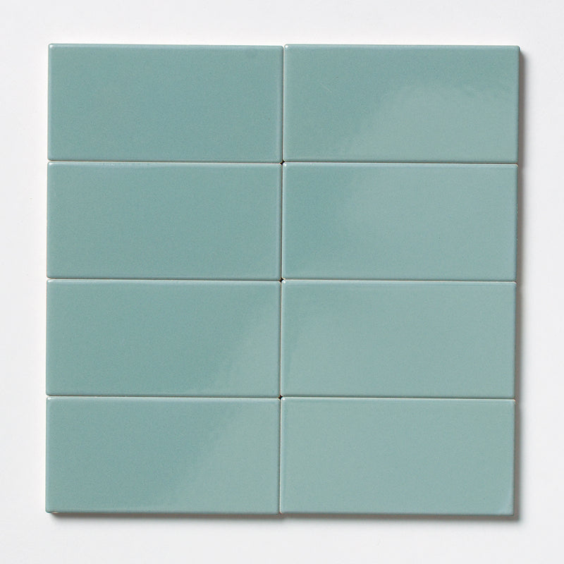 Sage Glossy Subway Ceramic Tiles 3x6 Ceramic Glossy 6x6 Tiles — 2