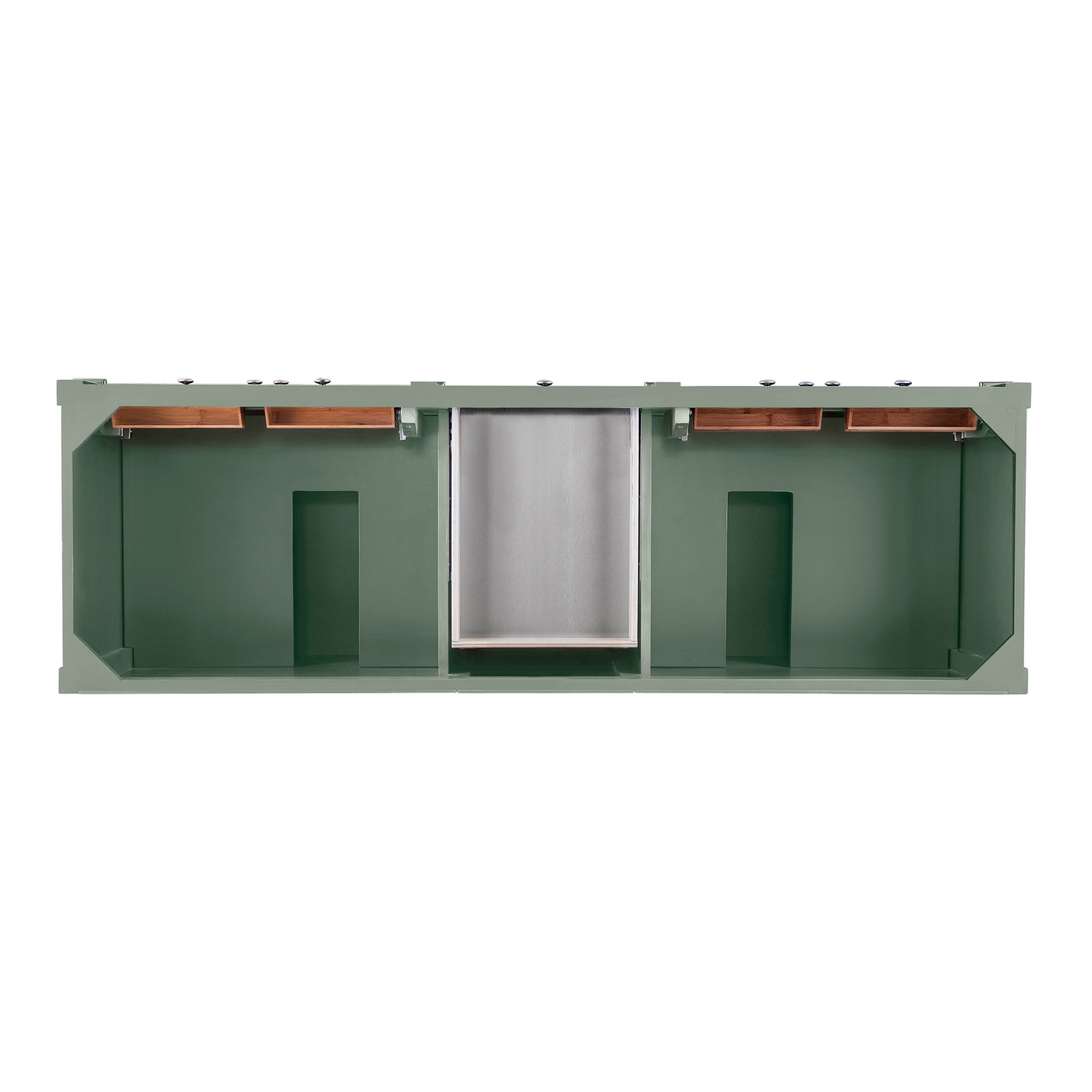 James Martin Brittany 72" Double Bathroom Vanity, Smokey Celadon, view 18