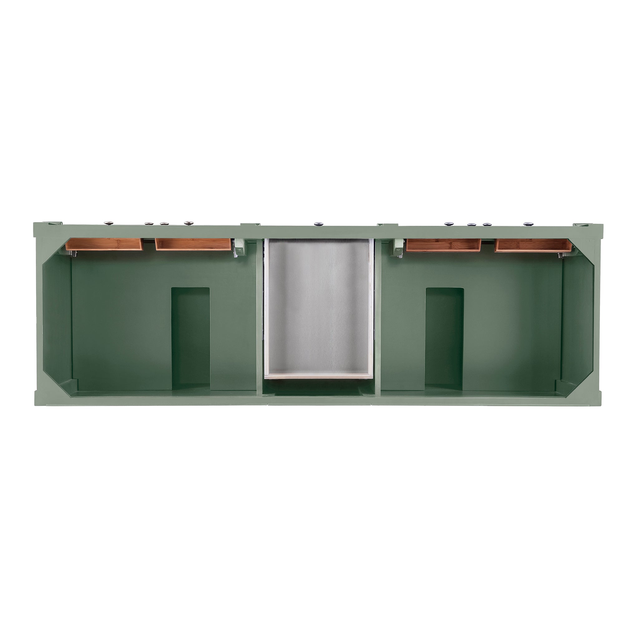 James Martin Brittany 72" Double Bathroom Vanity, Smokey Celadon, view 18