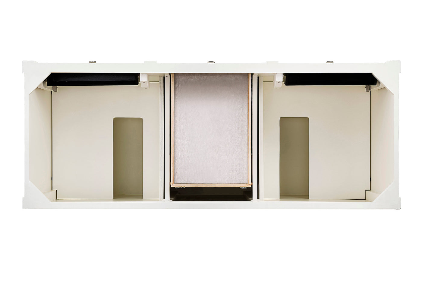 James Martin Brittany 60" Double Bathroom Vanity, Bright White, view 18