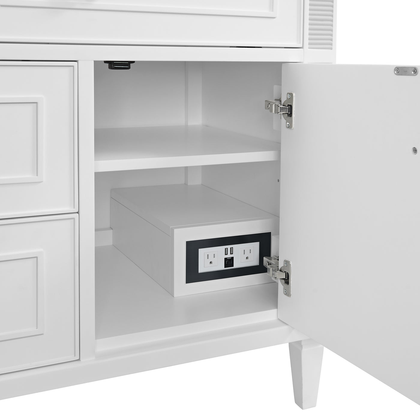 James Martin Lorelai 36" Single Bathroom Vanity, Bright White, view 20