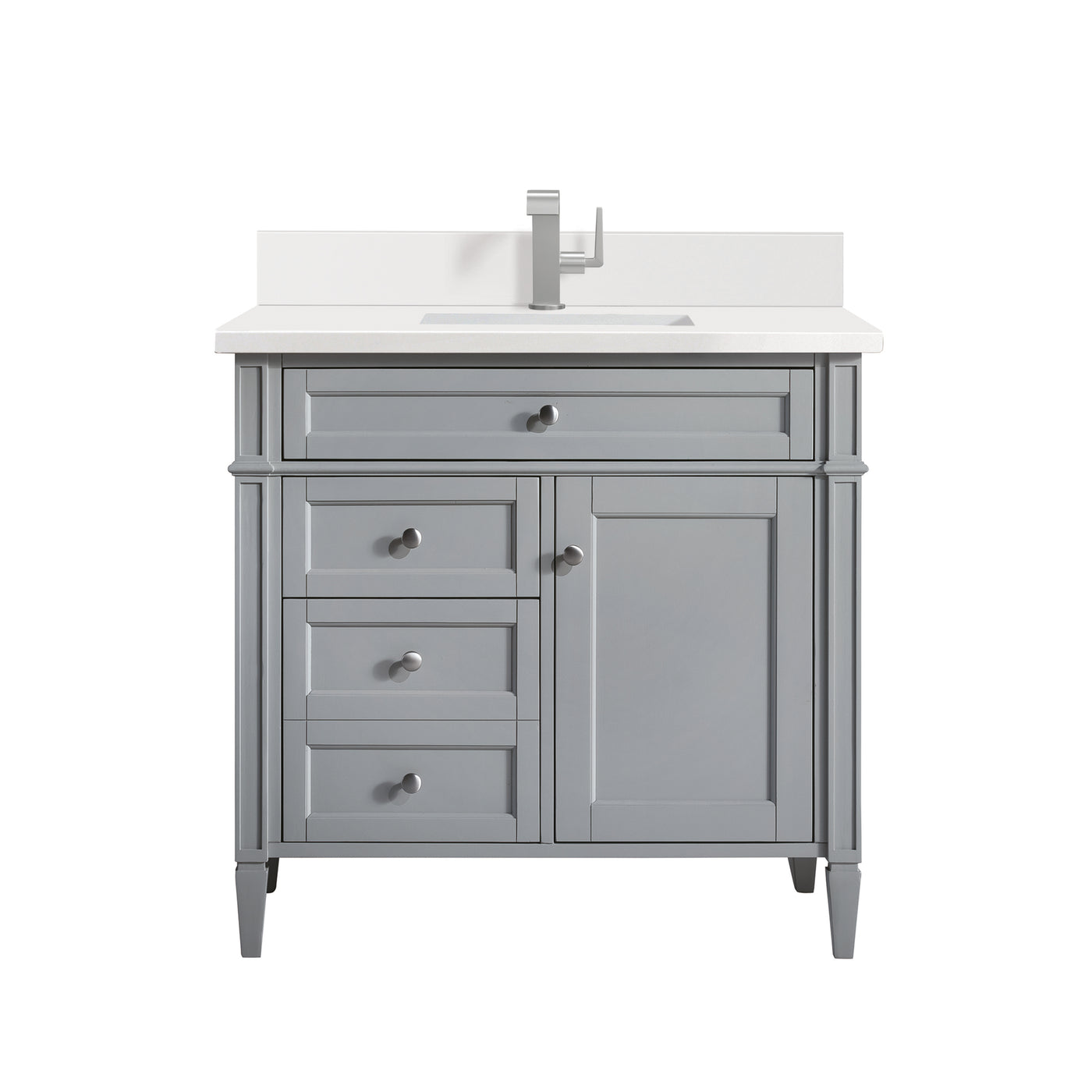 James Martin Brittany 36" Single Bathroom Vanity, Urban Gray, view 30