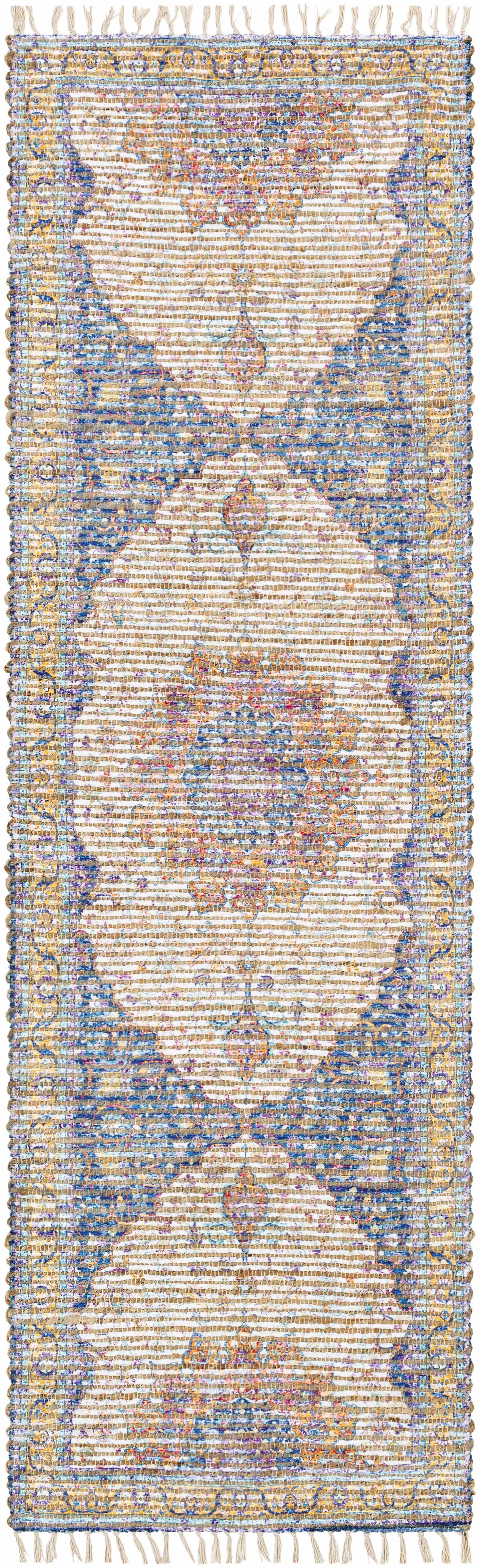 Wallburg Hand Woven Colorful Tassel Rug - Clearance, photo 6 of 7