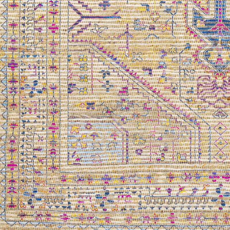 Wallburg Hand Woven Colorful Tassel Rug - Clearance by Boutique Rugs