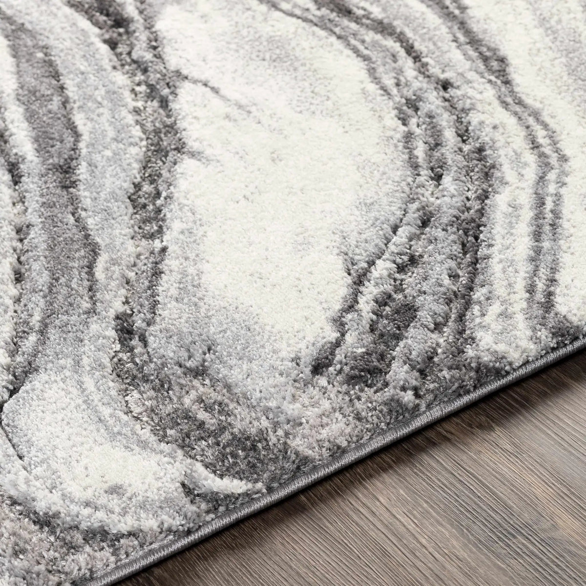 Walloon Gray Marble Thick Rug - Clearance, photo 5 of 8